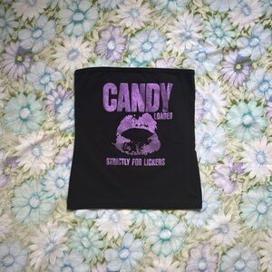 - rare hysteric glamour candy loaded tube top - y2k / 2000s -